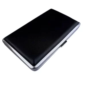 Black Leatherette Cigarette Case