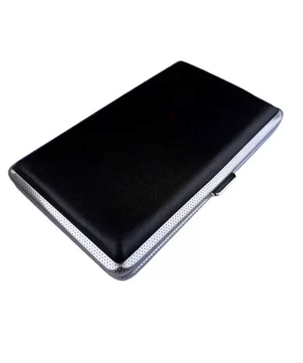 Black Leatherette Cigarette Case