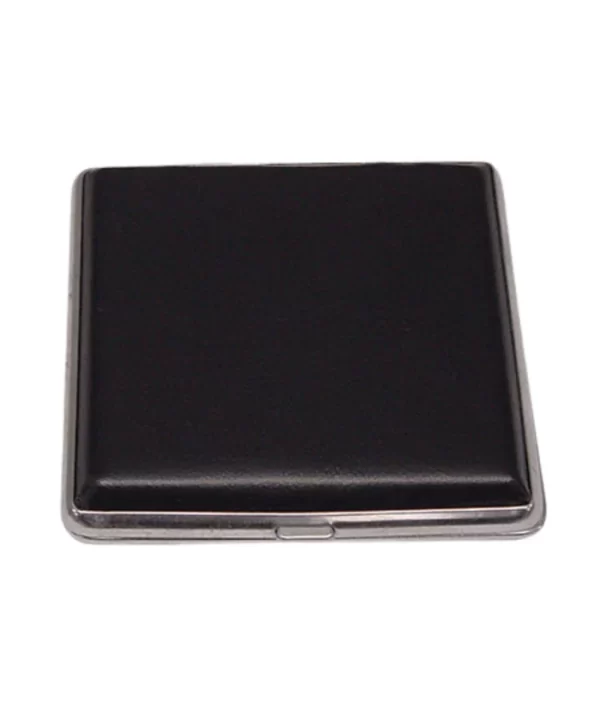 Cigarette Case Black Leatherette 20 King Size