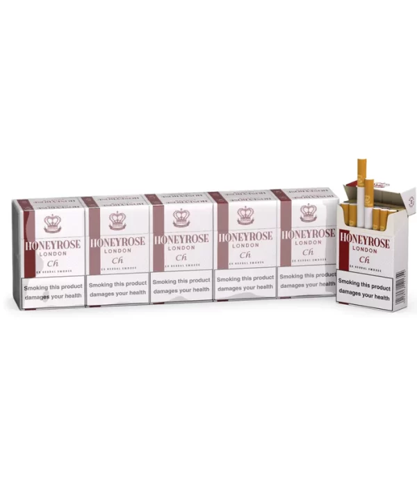 Honeyrose Herbal Cigarettes Cherry Carton