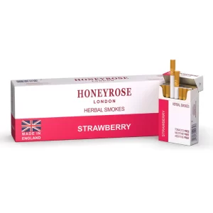 Honeyrose Herbal Cigarettes Strawberry Carton