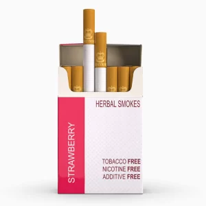 Honeyrose Herbal Cigarettes Strawberry Pack