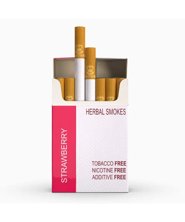 Honeyrose Herbal Cigarettes Strawberry Pack