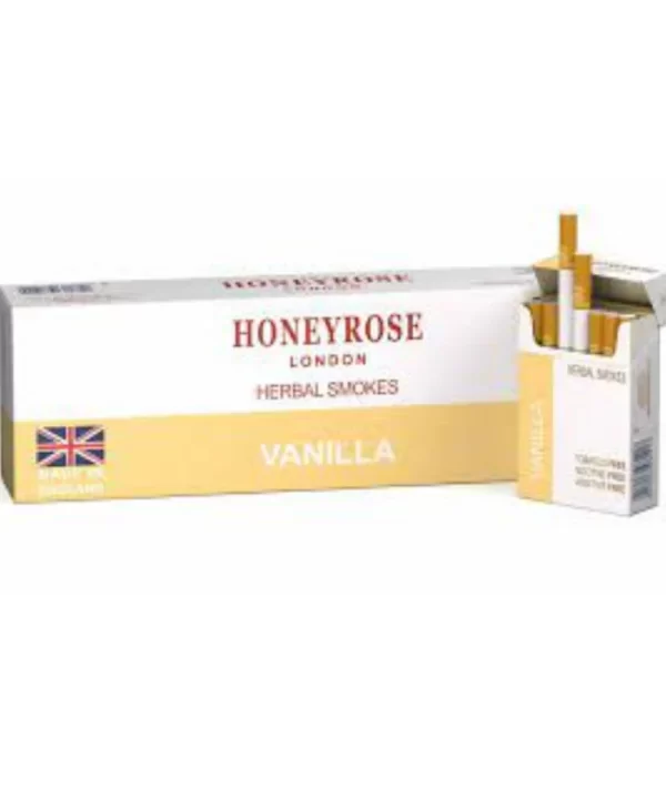 Honeyrose Herbal Cigarettes Vanilla Carton