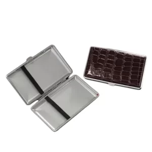 Textured Leatherette Cigarette Case